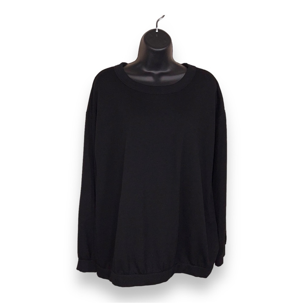 XL HEIMISH BLACK SWEATSHIRT LONG SLEEVE STRETCH CASUAL
